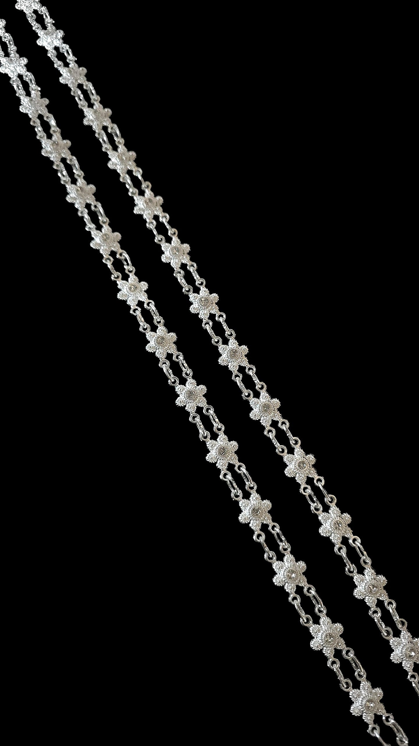 Silver Thai Crossbody Chain 02