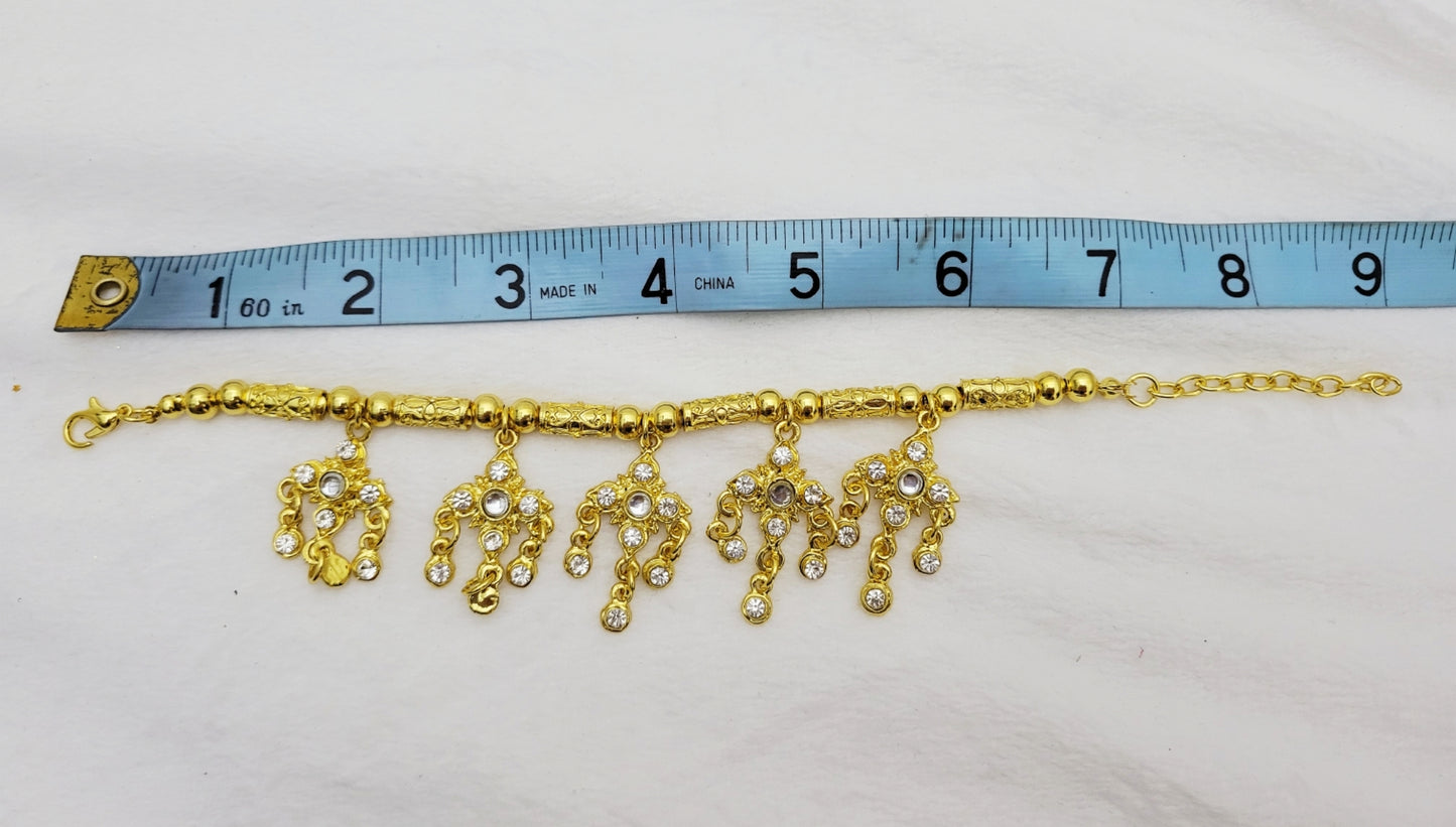 Gold Dangle bracelet