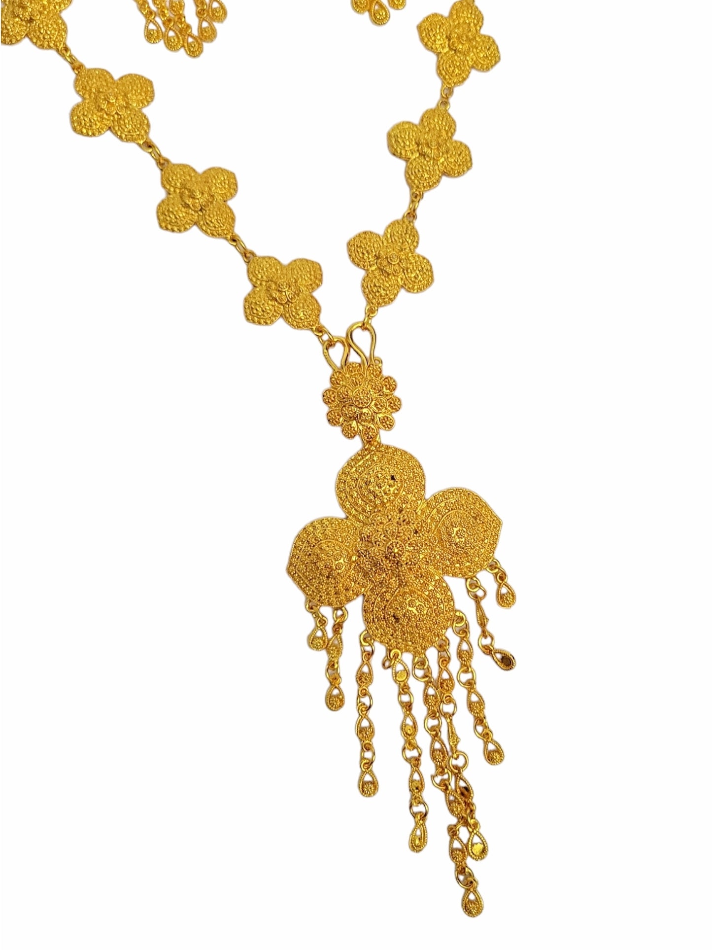 Flower Pikun Necklace Set