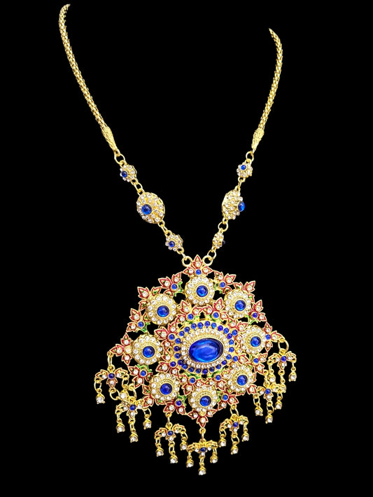 Blue Gold Thai Jewelry Set