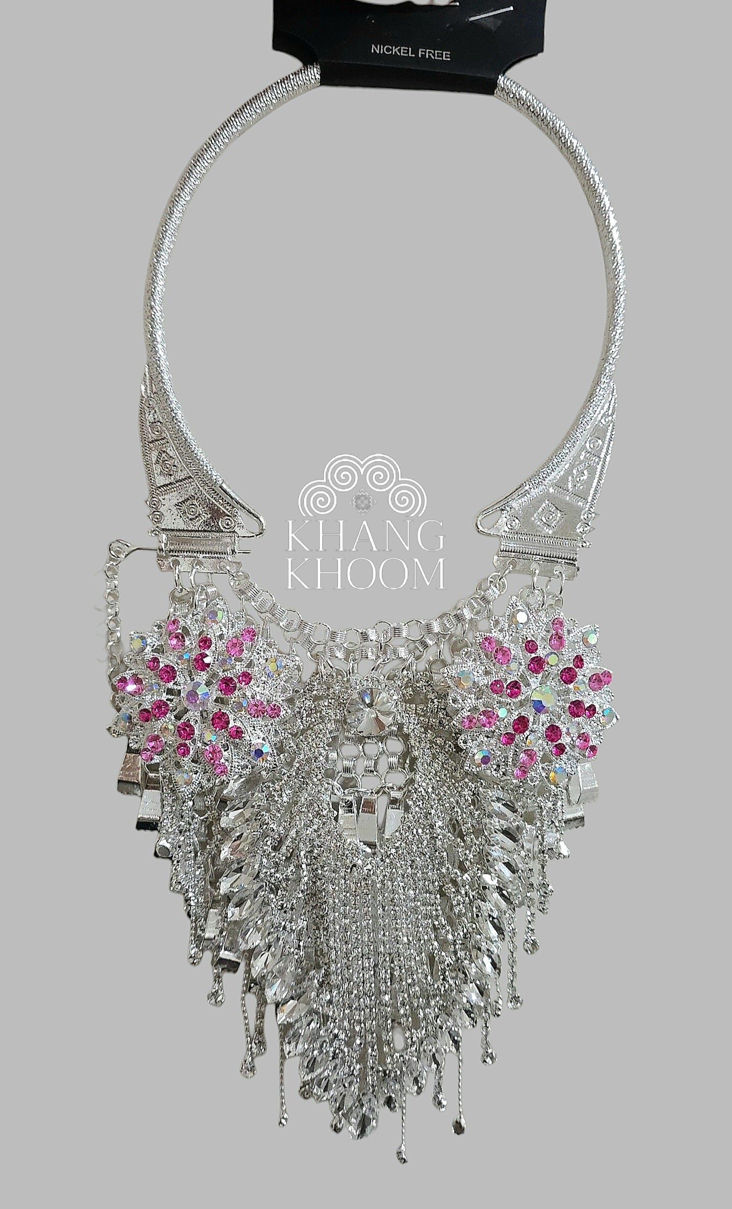 Hmong Girl Pink Rhinestone Xauv