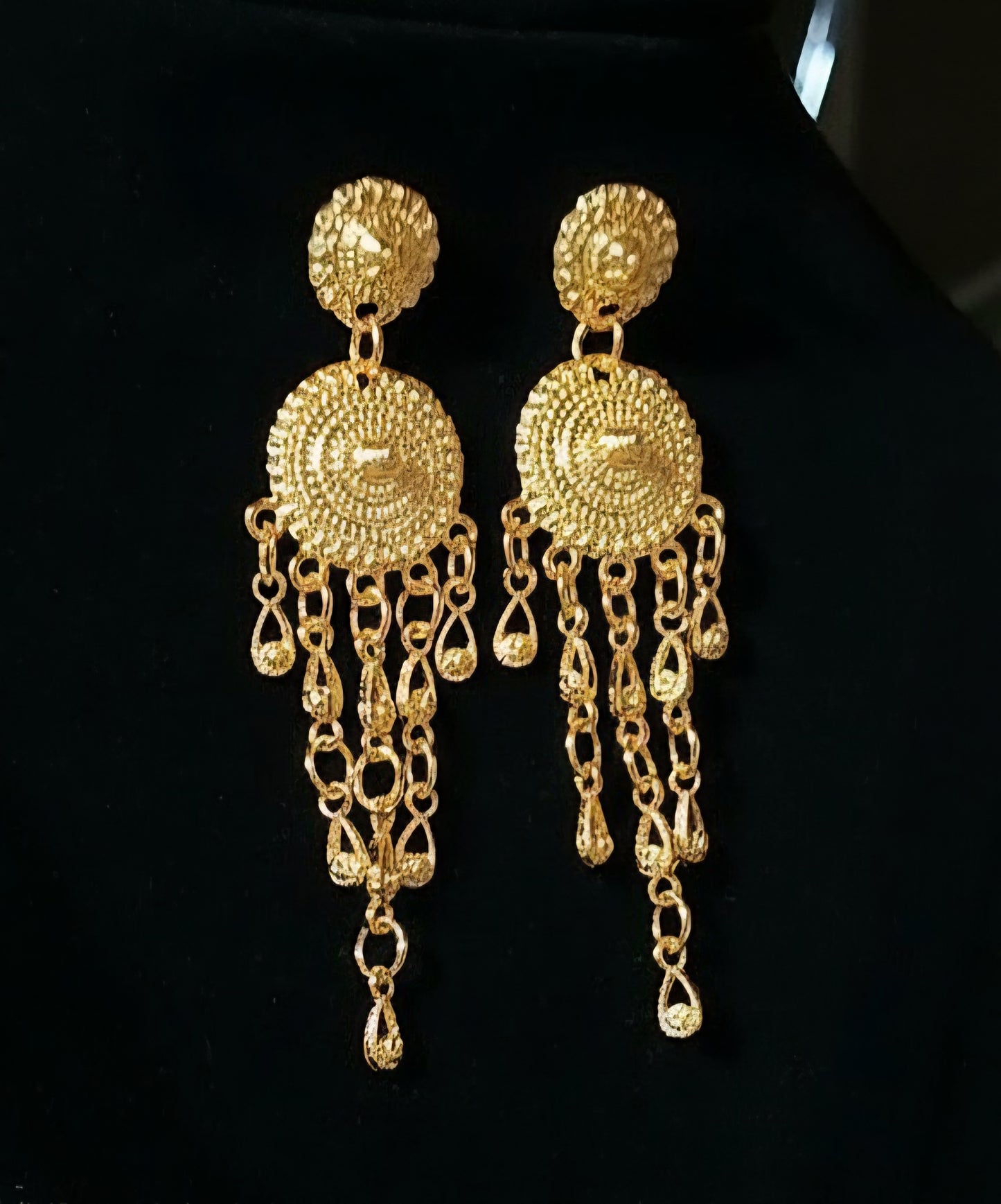 Gold Simple Banana Blossom Necklace Set