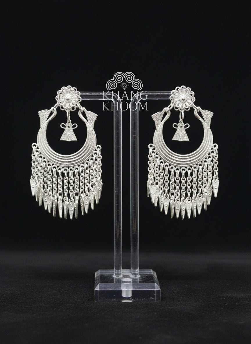 Five Layer Tassel Earrings