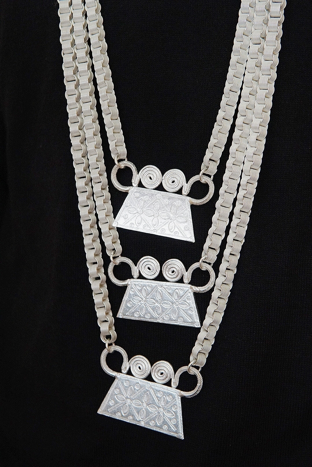 Hmong Soul Lock Tri Layer Chain
