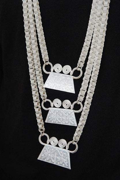 Hmong Soul Lock Tri Layer Chain