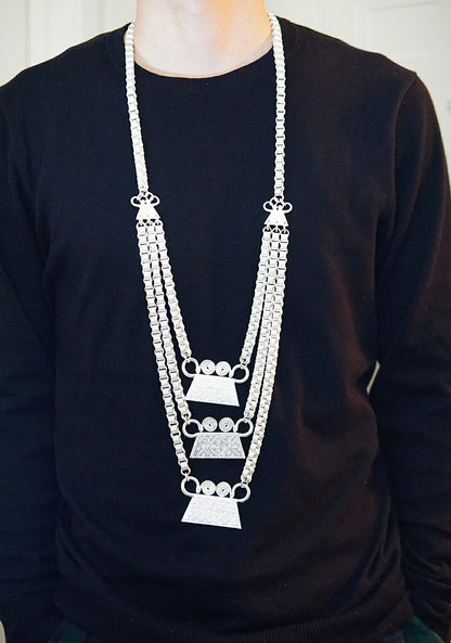 Hmong Soul Lock Tri Layer Chain