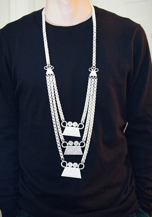 Hmong Soul Lock Tri Layer Chain