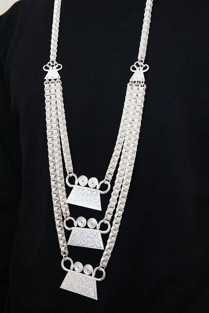 Hmong Soul Lock Tri Layer Chain