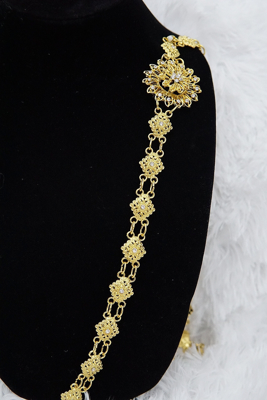 Gold Thai Crossbody Chain 05