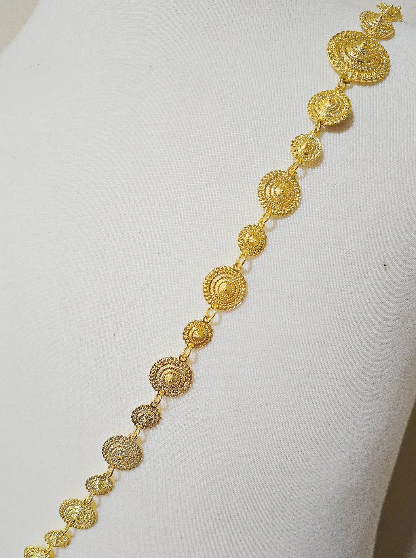 Gold Banana Blossom Crossbody Chain