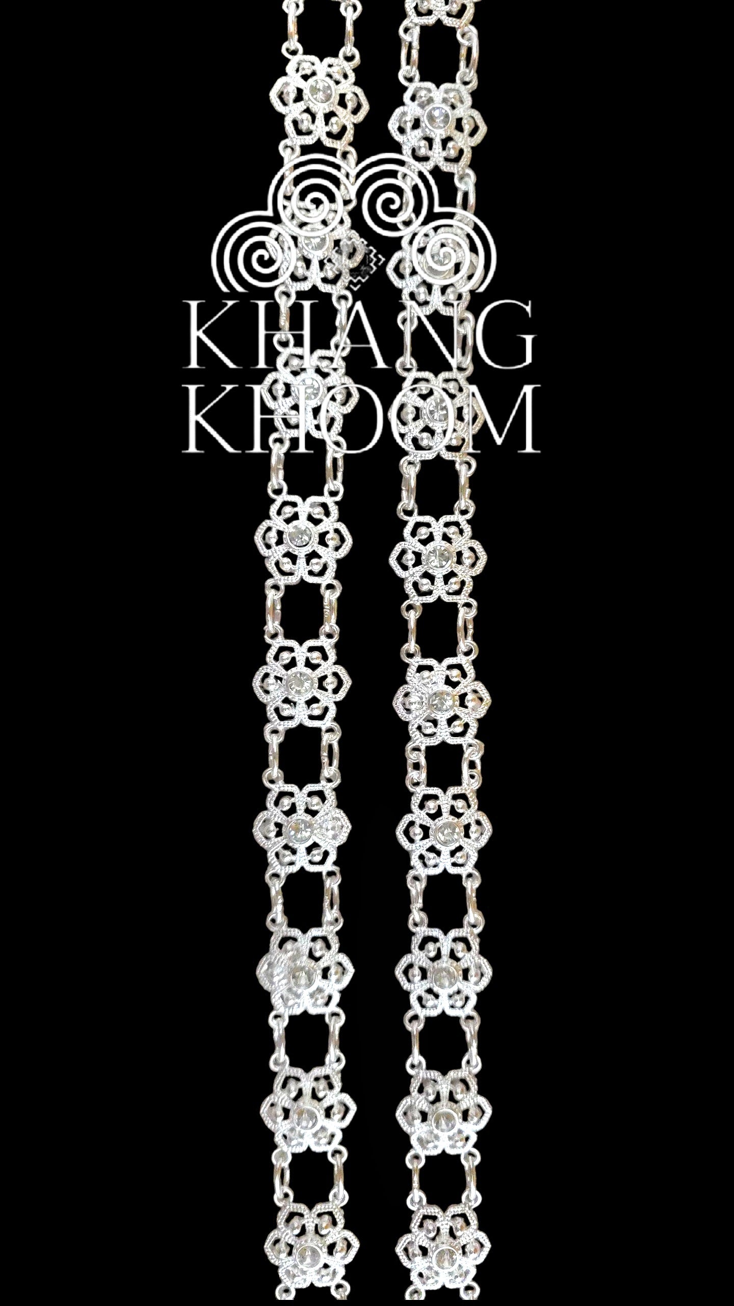 Silver Thai Crossbody Chain 02