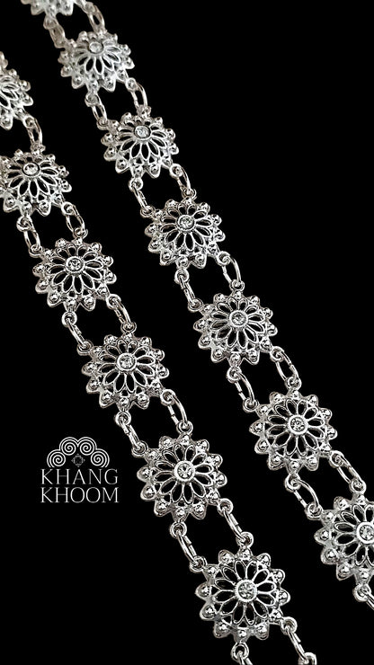 Silver Thai Crossbody Chain 01