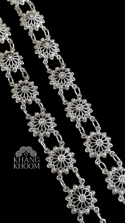 Silver Thai Crossbody Chain 01