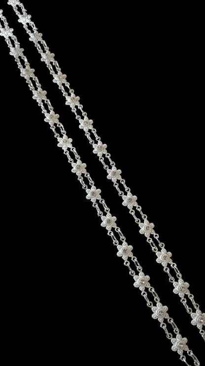 Silver Thai Crossbody Chain 02