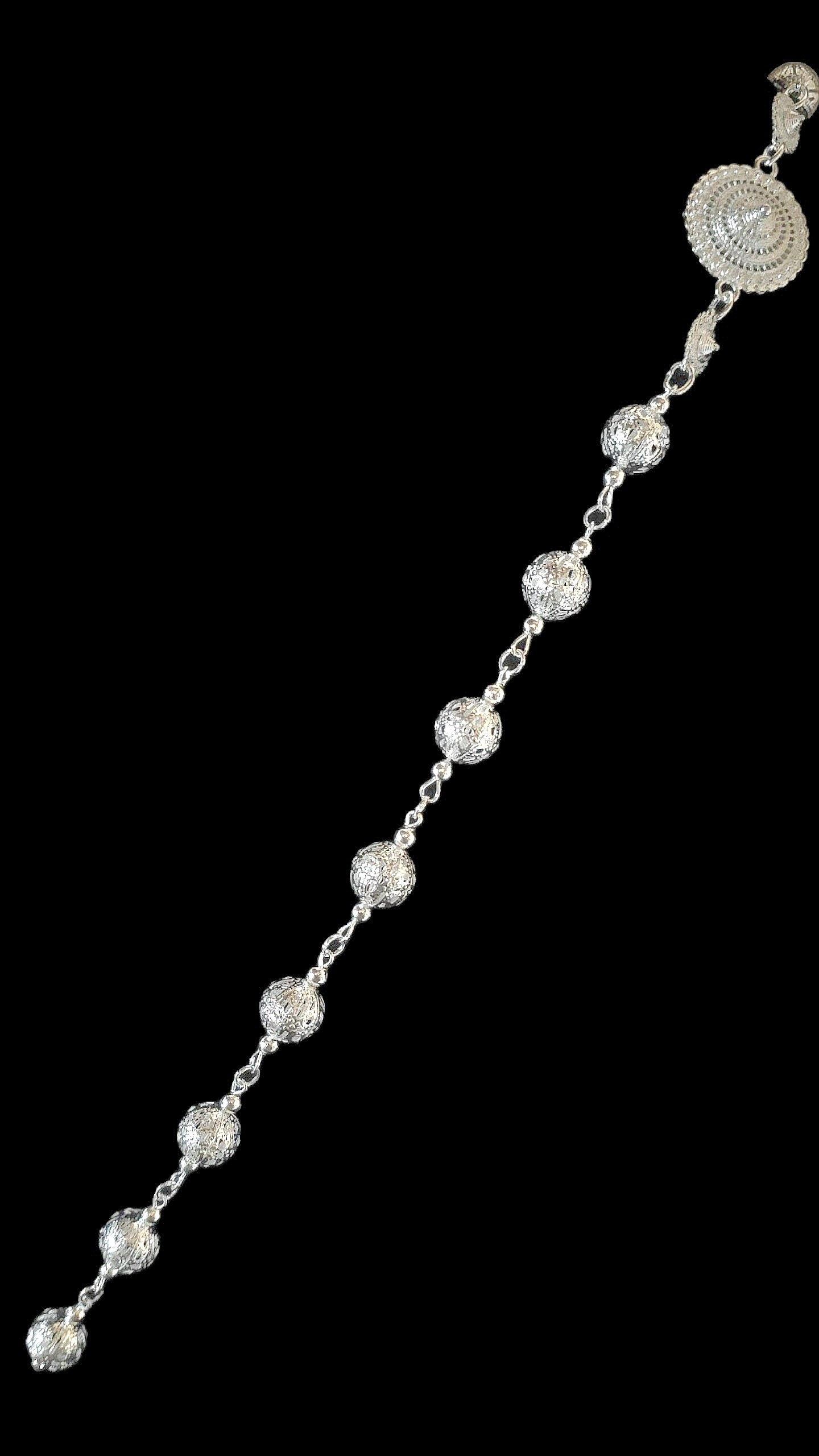 Silver Thai Crossbody Chain 04