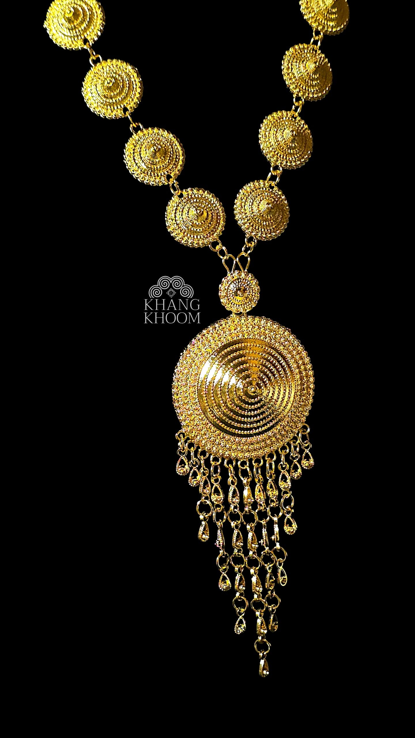 Gold Banana Blossom Necklace Set