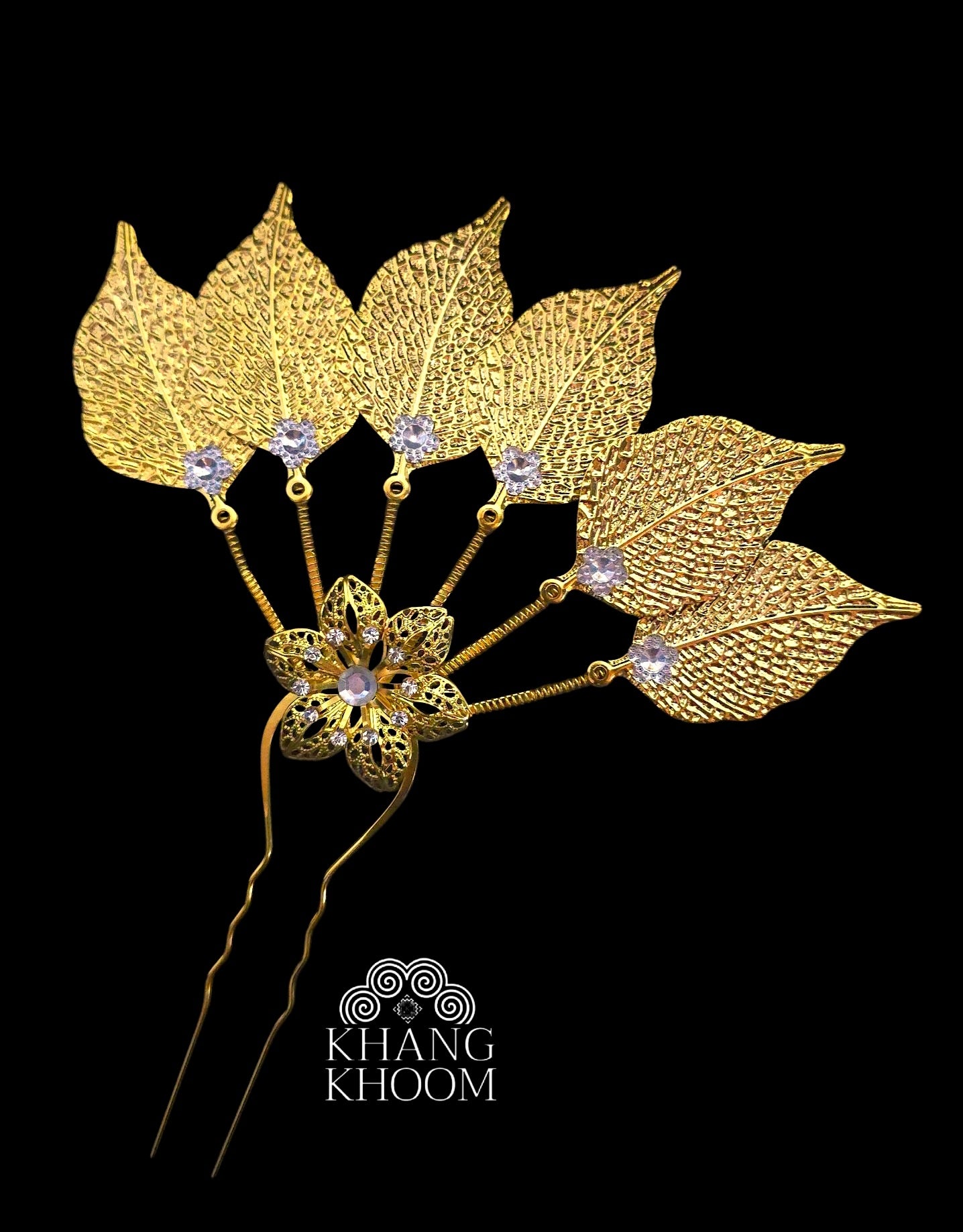 Small Leaf Hairstick Pin