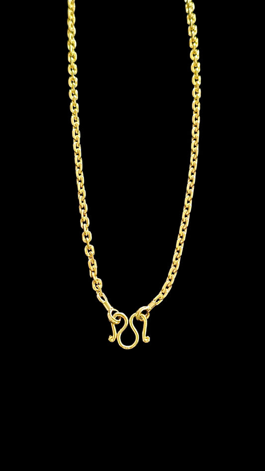 925 Silver | 24K Gold Plating | 18.5g