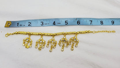 Gold Dangle bracelet