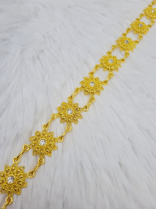 Gold Thai Crossbody Chain 04
