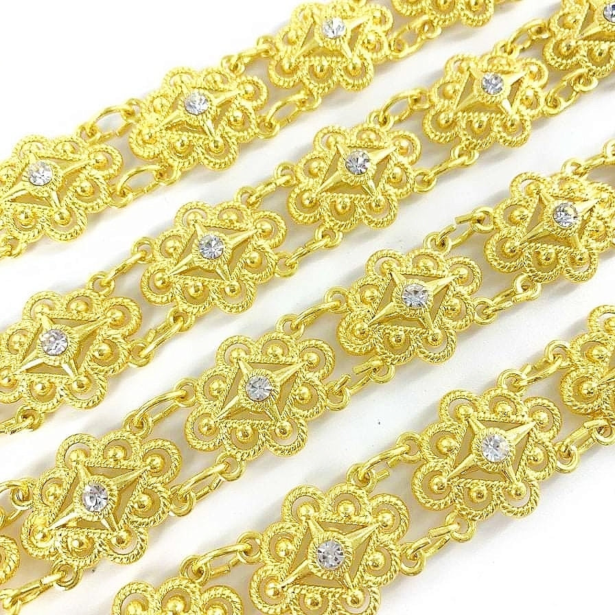 Gold Thai Crossbody Chain 02