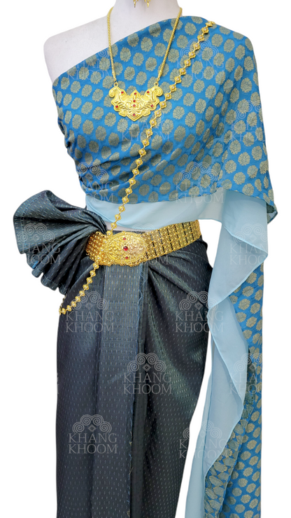 Traditional Thai Wrap Style Clothing- Mae Karakade Set