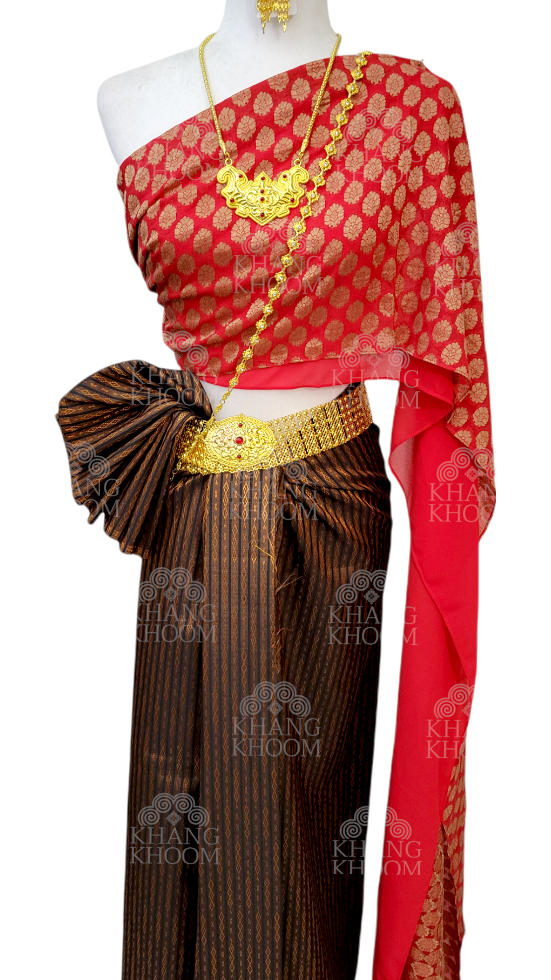 Traditional Thai Wrap Style Clothing- Mae Karakade Set