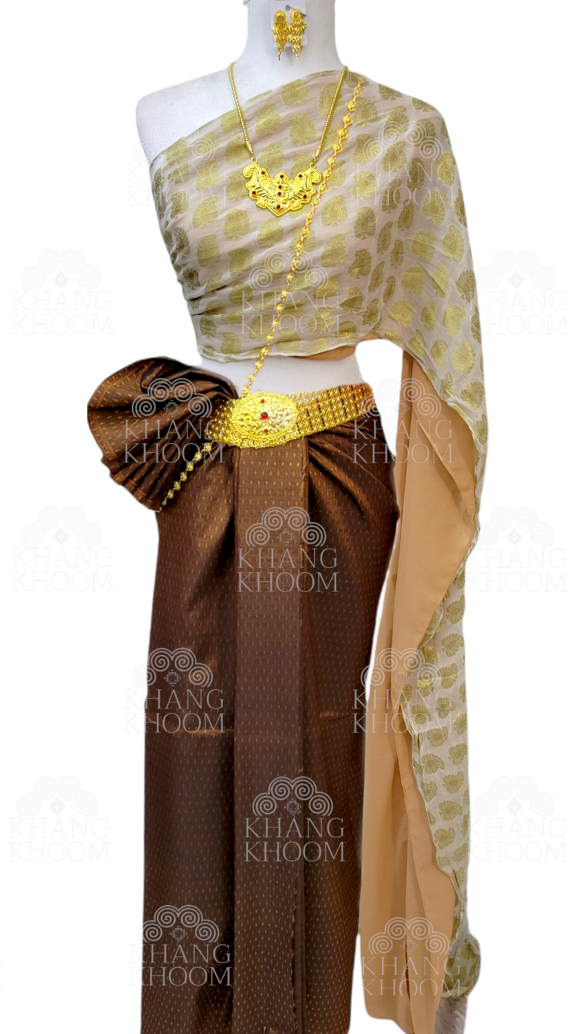 Traditional Thai Wrap Style Clothing- Mae Karakade Set