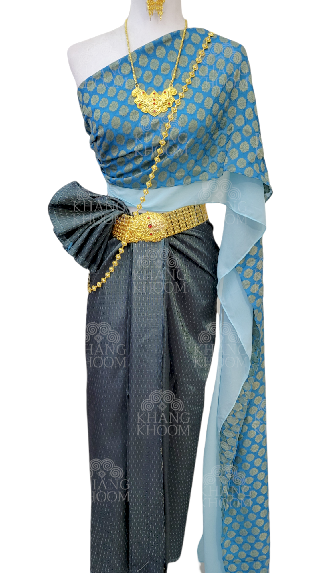 Traditional Thai Wrap Style Clothing- Mae Karakade Set