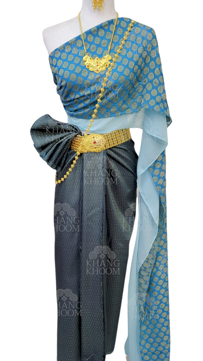 Traditional Thai Wrap Style Clothing- Mae Karakade Set