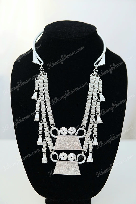 Toddler Double Layer Soul Lock Xauv with Single Side Charms