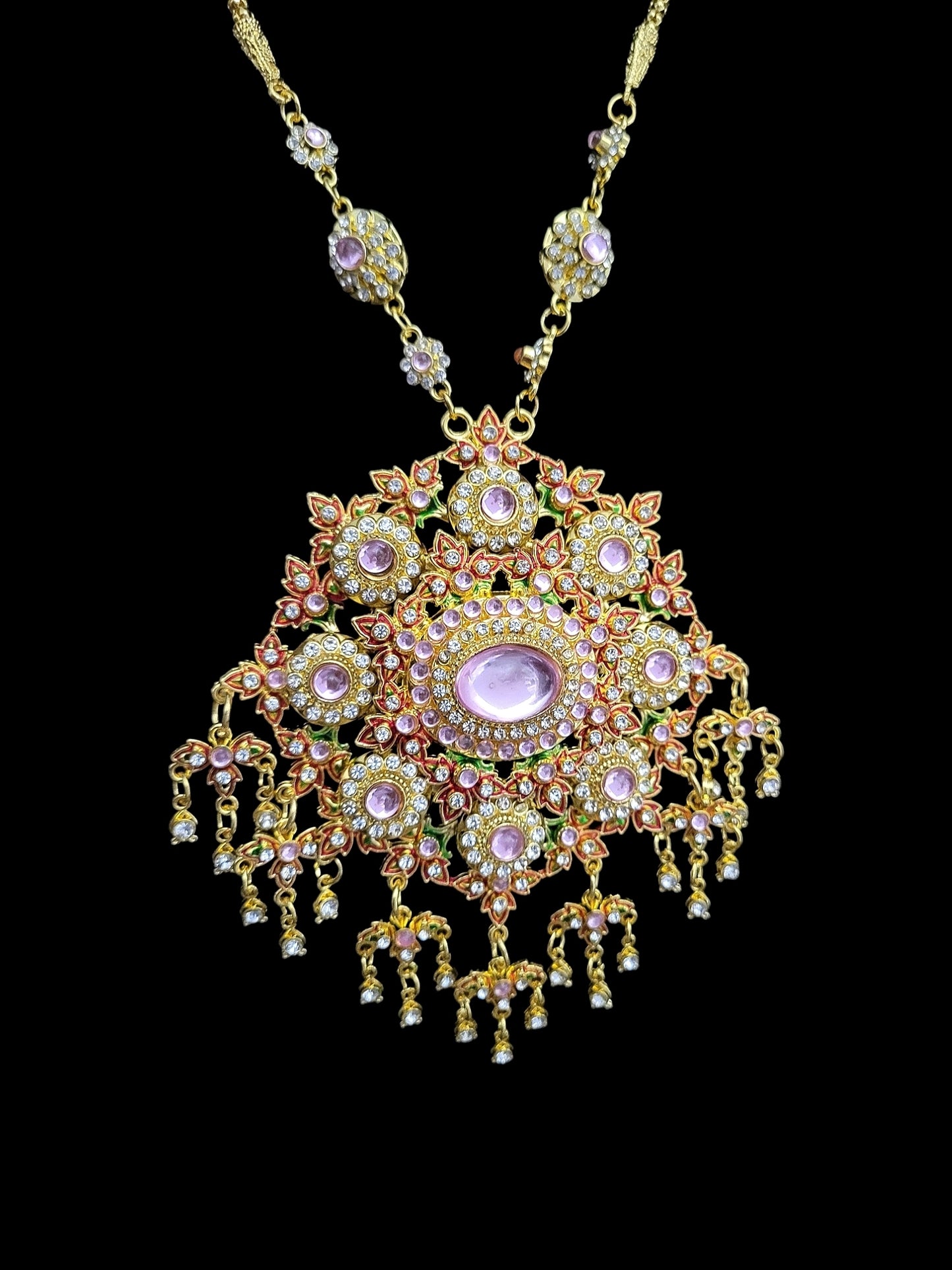 Pink Gold Thai Jewelry Set