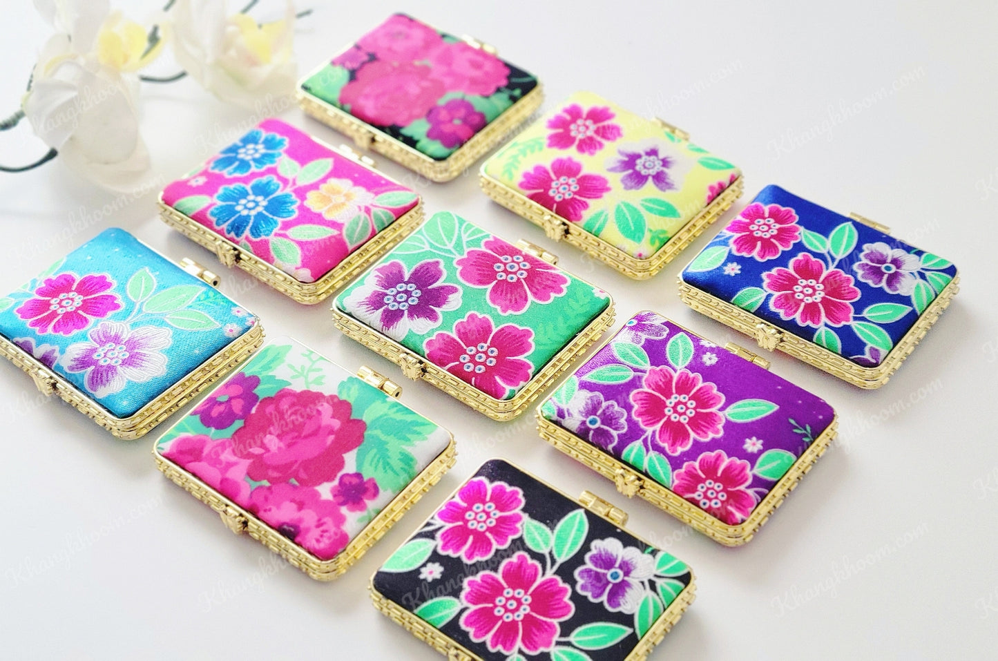 Rectangle Hmong Compact Mirror
