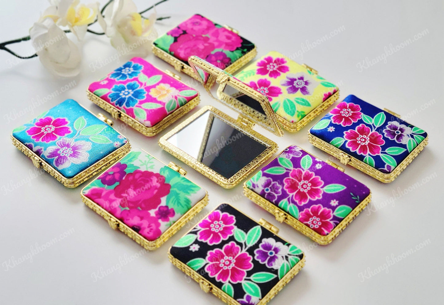 Rectangle Hmong Compact Mirror