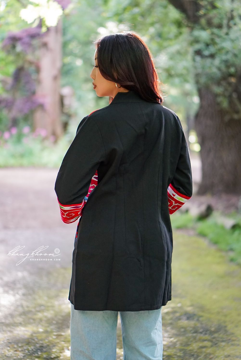 Long Open Front Hmong Blazer