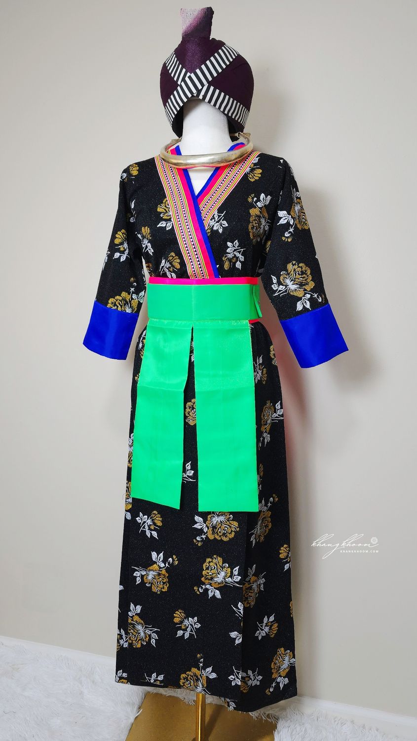 Hmong Xeev with Hmong Leeg Trim