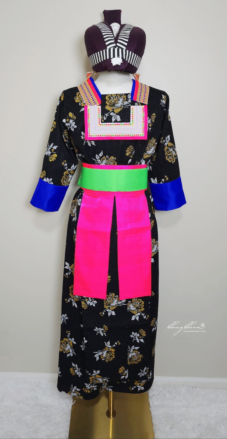 Hmong Xeev with Hmong Leeg Trim