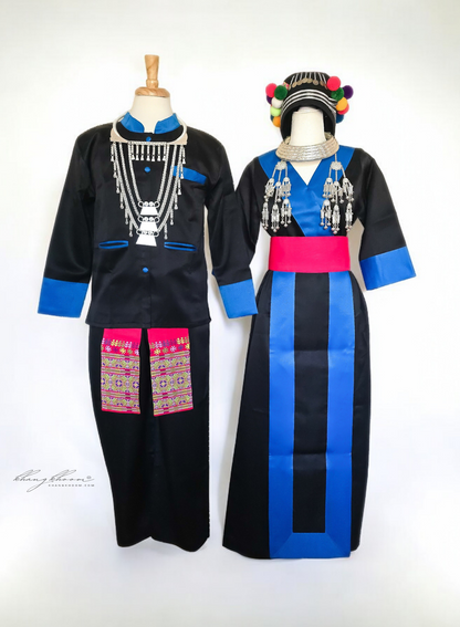 Hmong Sev Nplooj Men Set