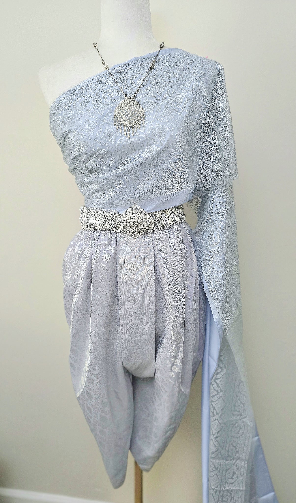 Silver Thai Pants Set