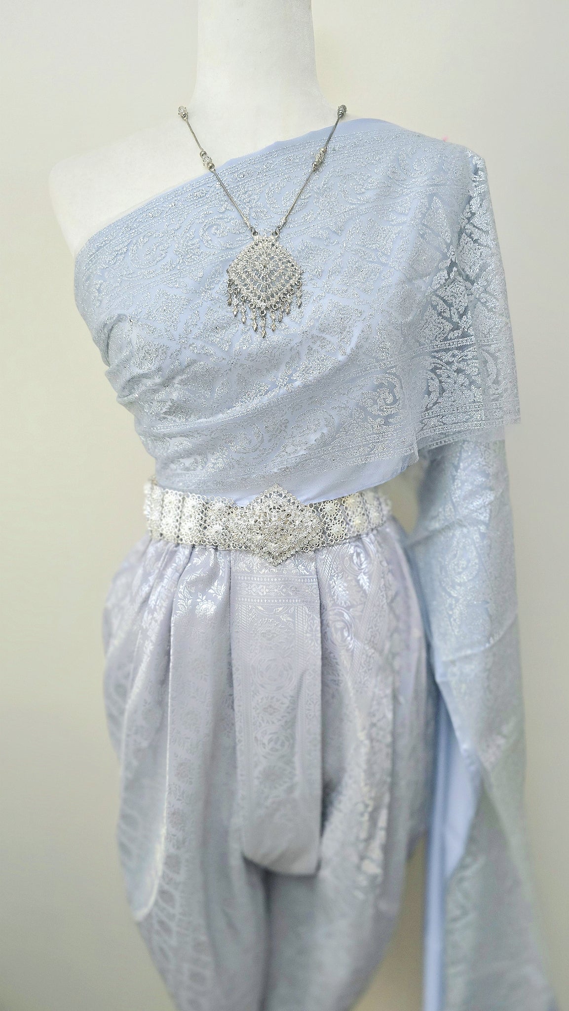 Silver Thai Pants Set