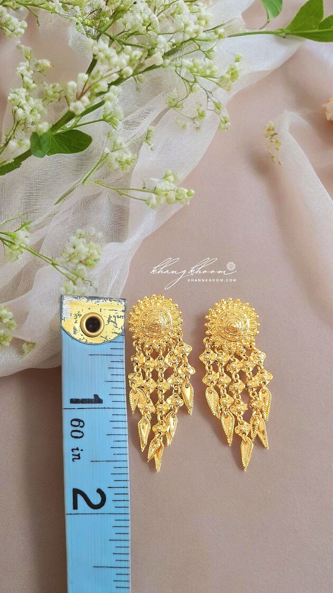 Silver Plated Pikun Earring