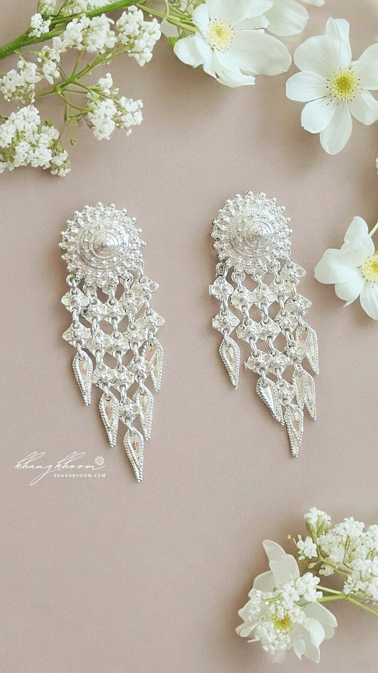 Silver Plated Pikun Earring