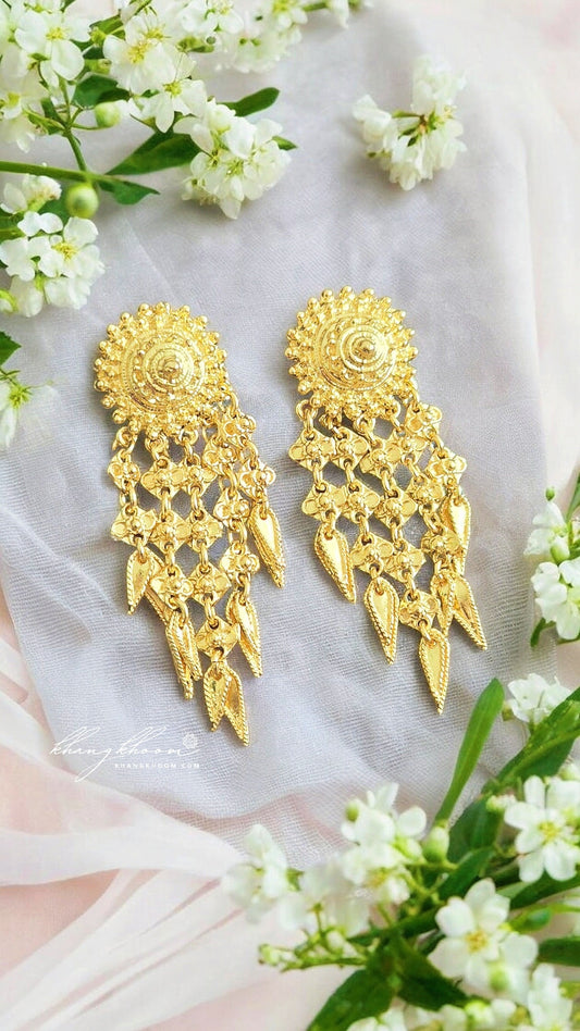 Gold Plated Pikun Earring