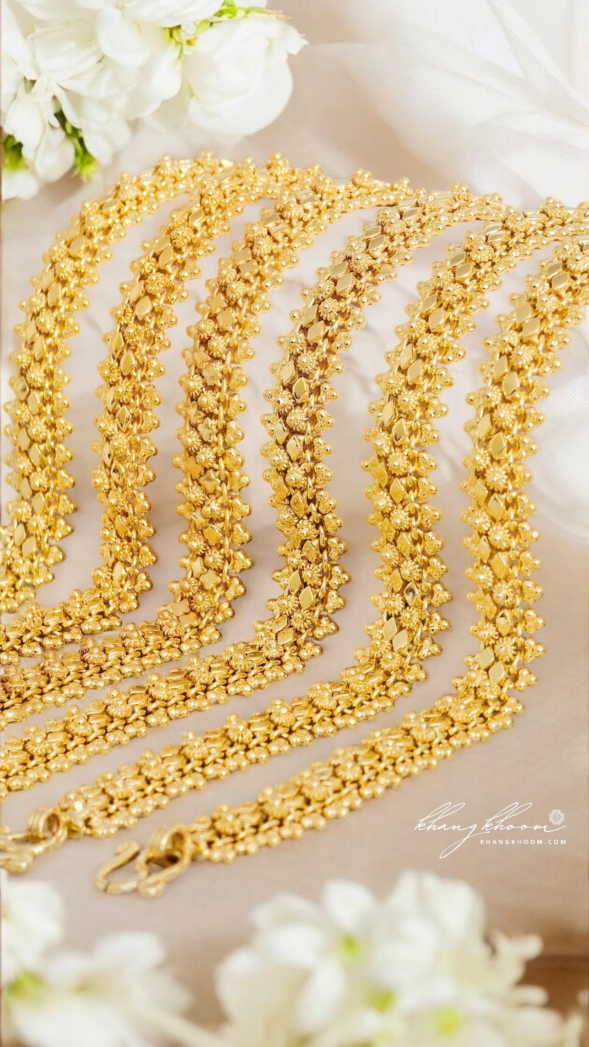 925 Silver / Money 1 Bracelet with 24K Gold Plating