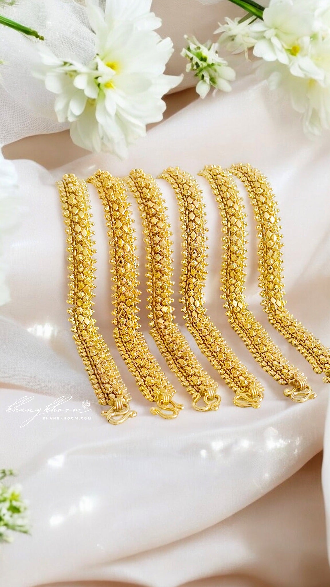 925 Silver / Money 1 Bracelet with 24K Gold Plating
