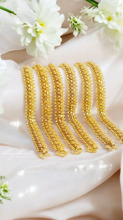 925 Silver / Money 1 Bracelet with 24K Gold Plating