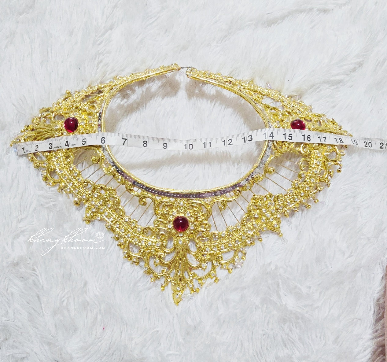 Silver Thai Collar Necklace Set