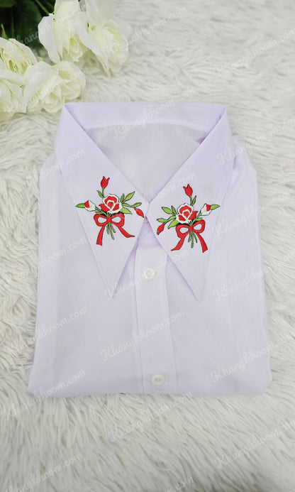 White Collar Shirt