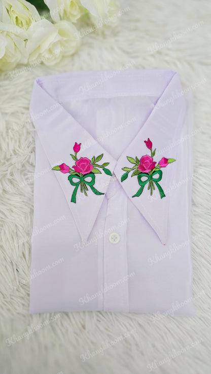 White Collar Shirt