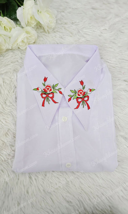 White Collar Shirt